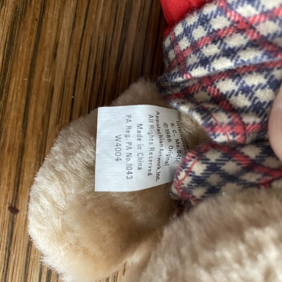 Vintage Furskins Boone 1986 Small Teddy Bear Plush Stuffed Animal (Lot of 2) - Picture 3 of 3